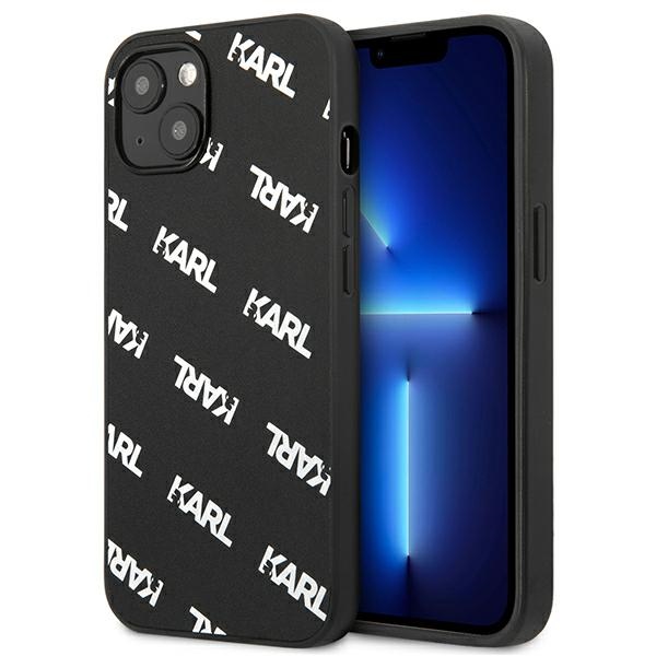 Karl Lagerfeld Allover dėklas iPhone 13 mini – juodas