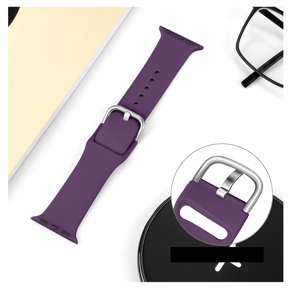 Silikoninis dirželis APS Apple Watch 42/44/45 mm – mėtinis