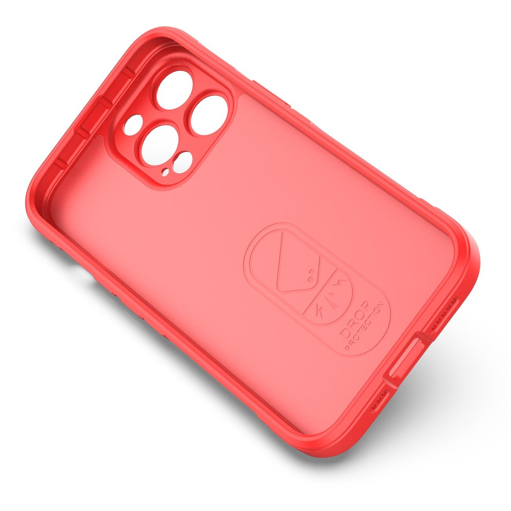 Magic Shield dėklas iPhone 13 Pro Max – raudonas