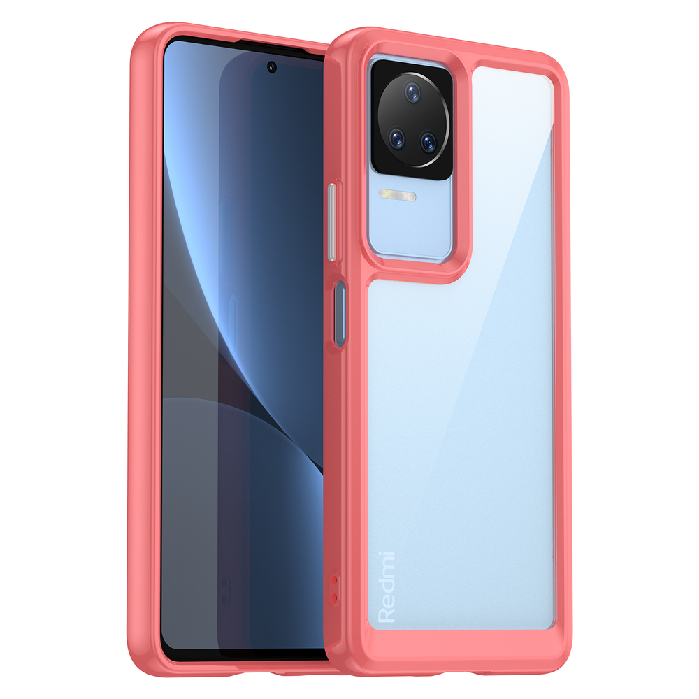 Outer Space Case dėklas Xiaomi Poco F4 5G – raudonas