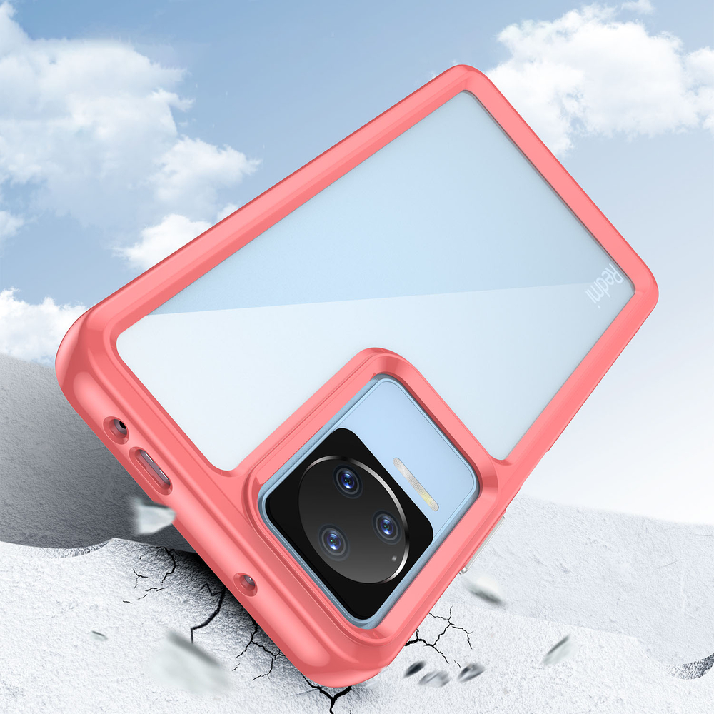 Outer Space Case dėklas Xiaomi Poco F4 5G – raudonas