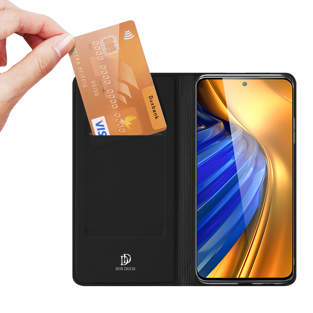 Dux Ducis Skin Pro dėklas Xiaomi Poco F4 5G – juodas