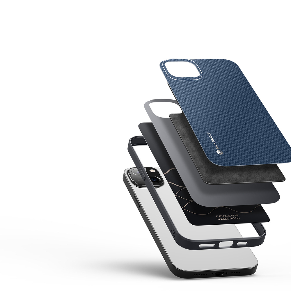 Dux Ducis Fino dėklas iPhone 14 Plus – mėlynas