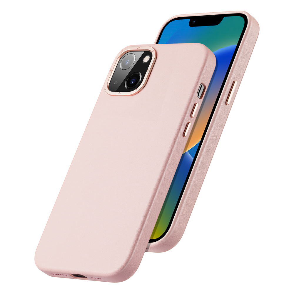 Dux Ducis Grit MagSafe dėklas iPhone 14 Plus – rožinis