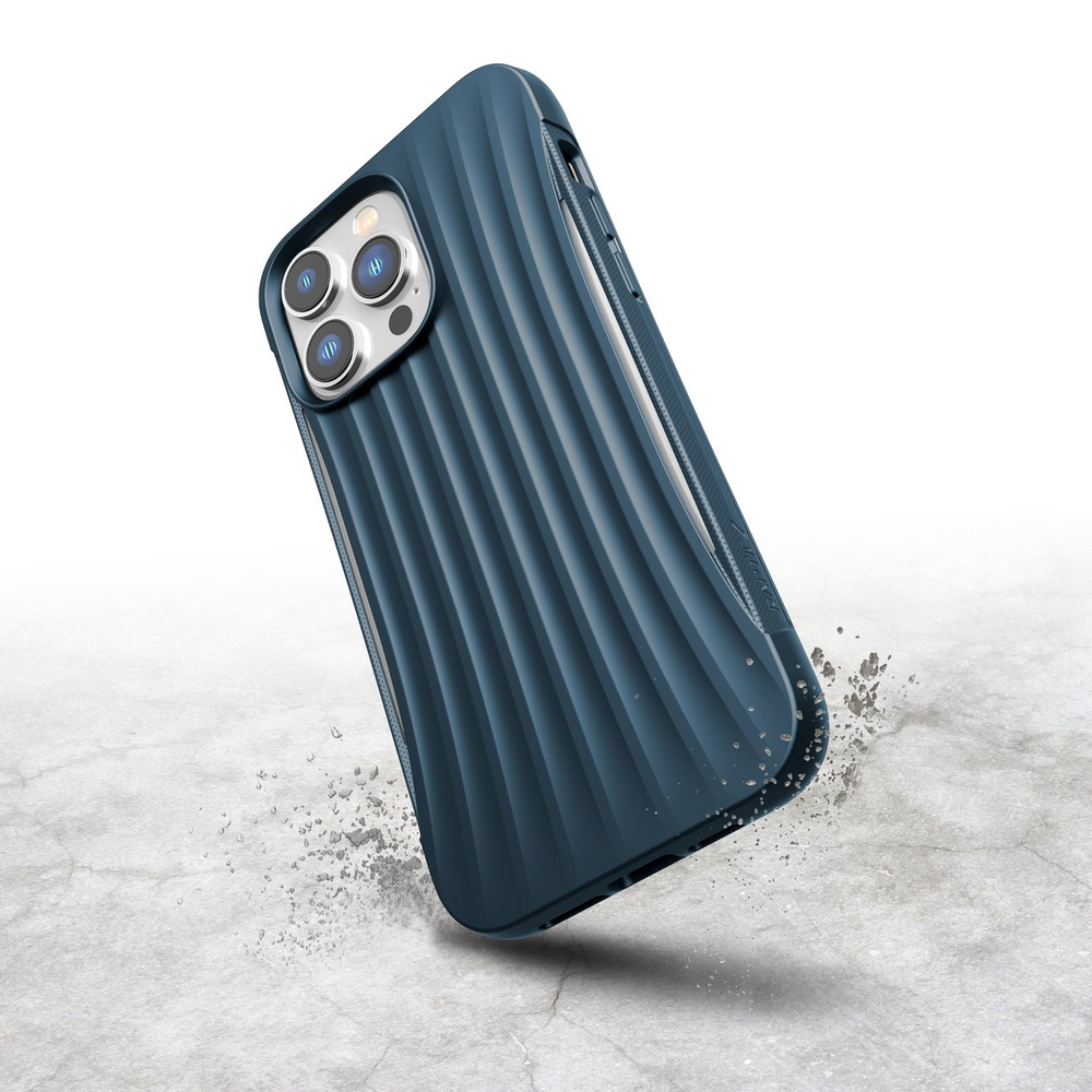 Raptic Clutch MagSafe dėklas iPhone 14 Pro – mėlynas