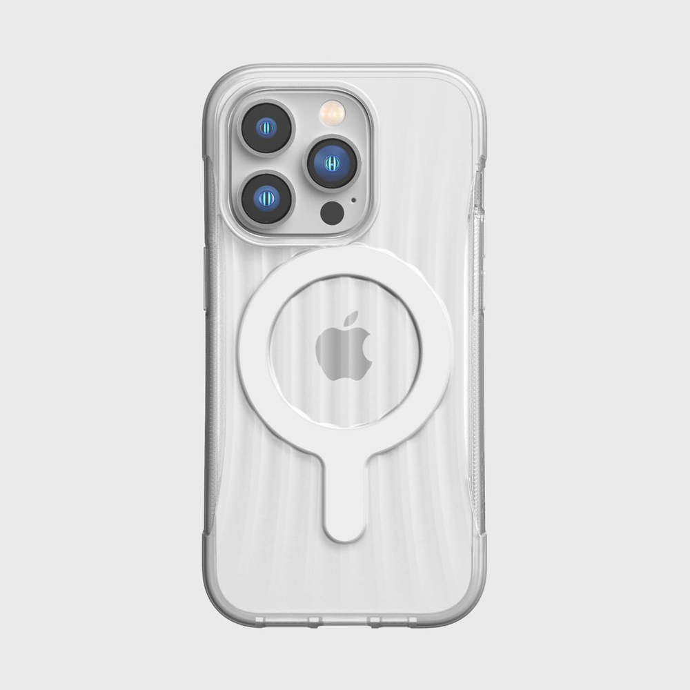 Raptic Clutch dėklas iPhone 14 Pro – skaidrus, MagSafe