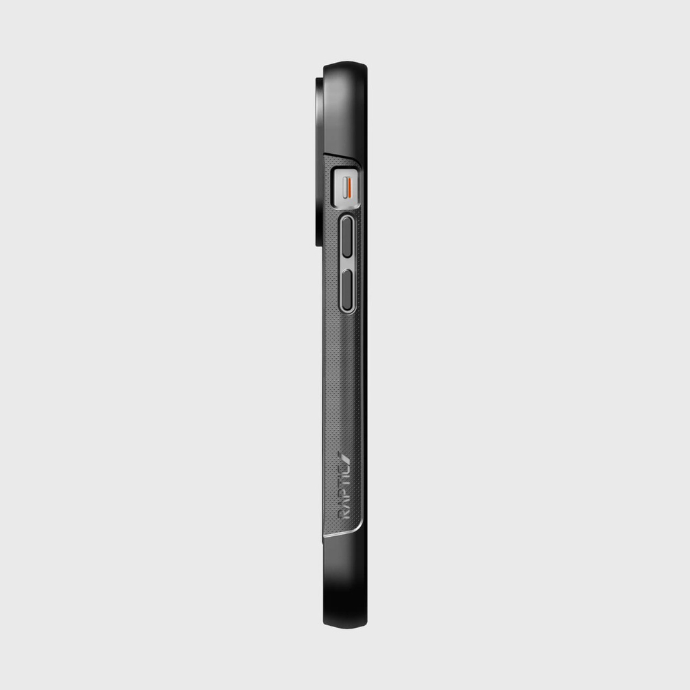 Raptic Clutch MagSafe dėklas iPhone 14 Pro – juodas
