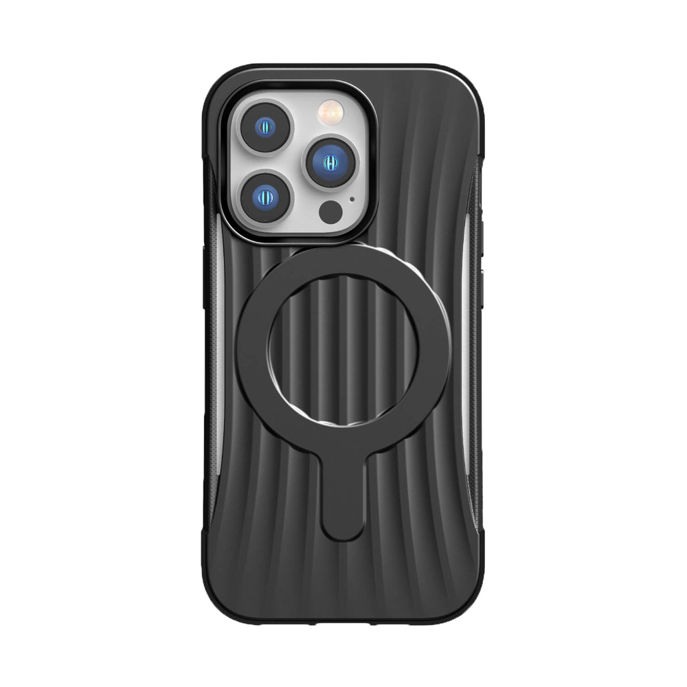 Raptic Clutch MagSafe dėklas iPhone 14 Pro – juodas