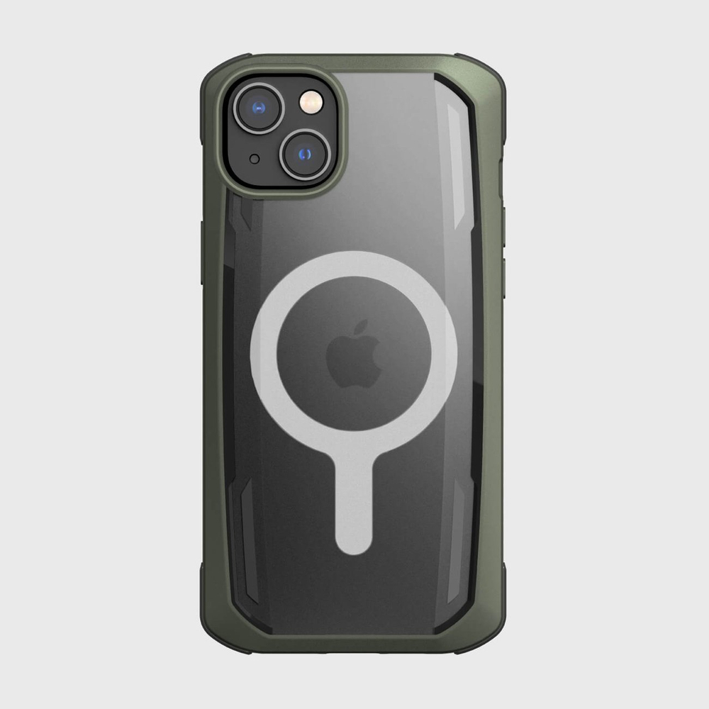Raptic Secure dėklas iPhone 14 Plus su MagSafe – žalias