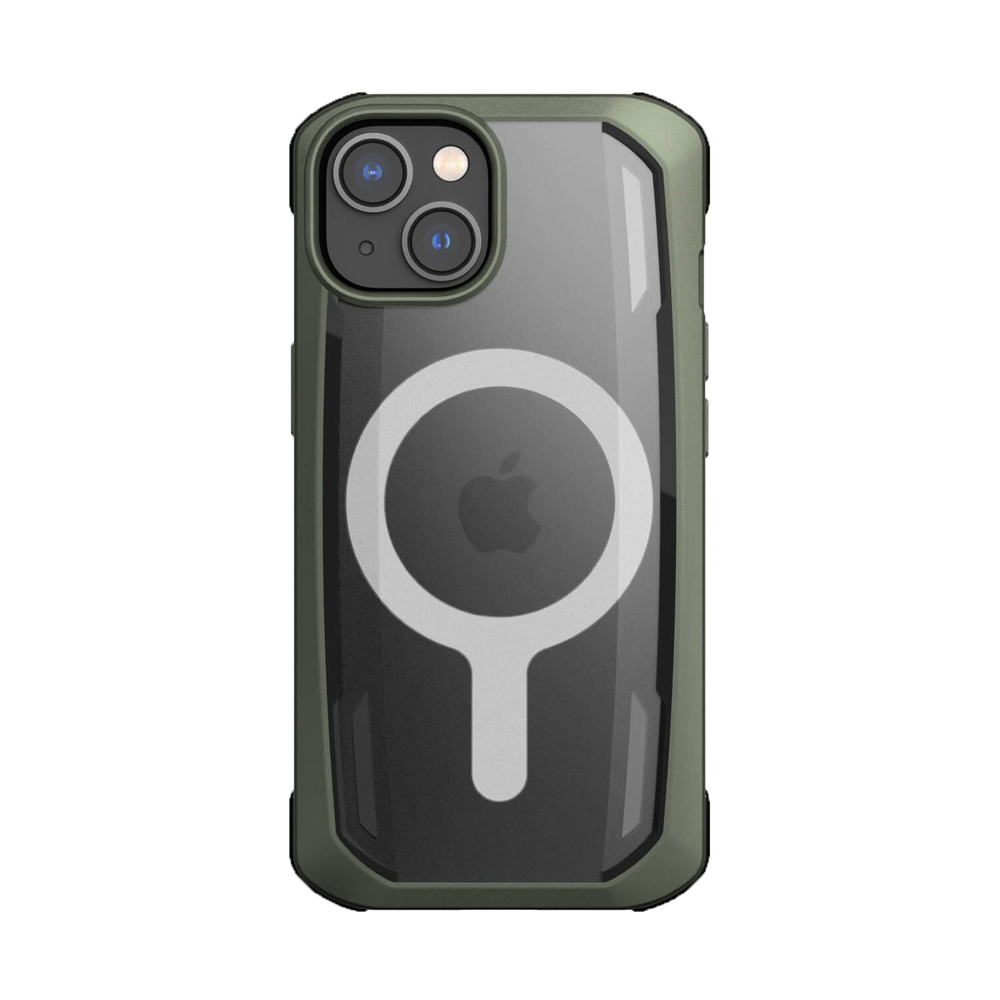 Raptic Secure dėklas iPhone 14 Plus su MagSafe – žalias