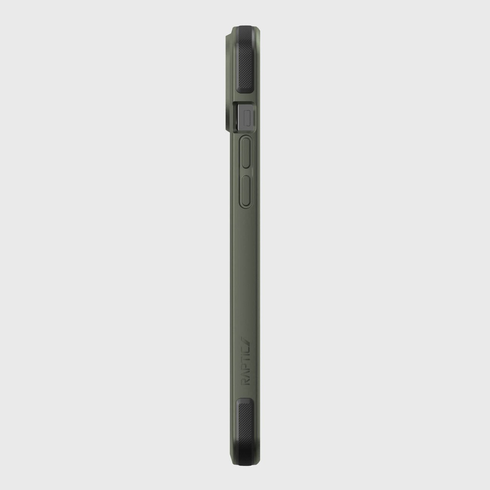 Raptic Secure dėklas iPhone 14 Plus su MagSafe – žalias
