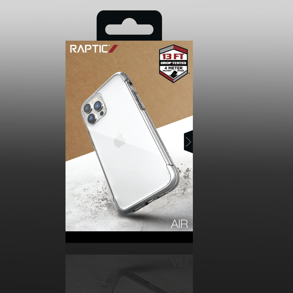 Raptic Air MagSafe dėklas iPhone 14 Pro – sidabrinis
