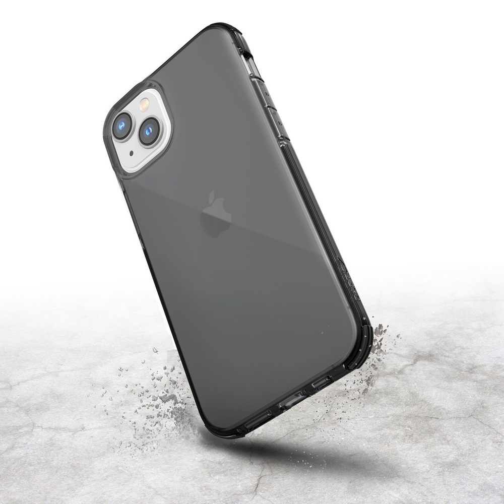 Raptic Clear MagSafe dėklas iPhone 14 Plus – pilkas