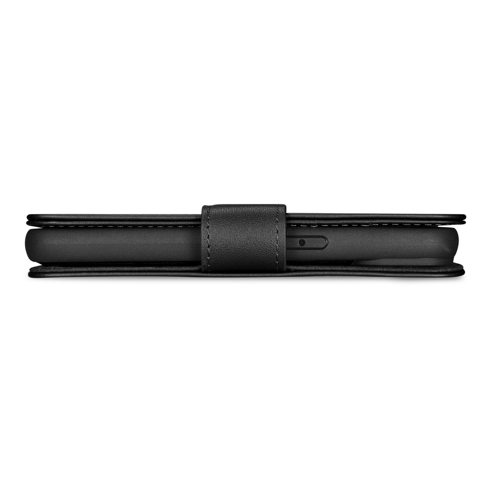 iCarer 2in1 odinis dėklas-piniginė iPhone 14 Plus su Anti-RFID – juodas
