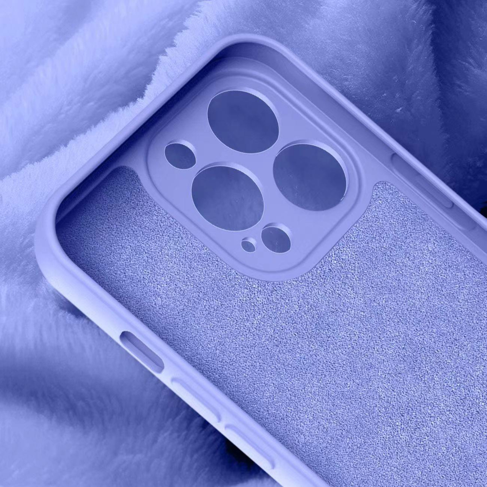 Silikoninis dėklas iPhone 14 Plus – šviesiai mėlynas