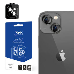 Kameros stiklas skirtas iPhone 14 Plus 9H 3mk Lens Protection Pro serijos objektyvui - pilkas