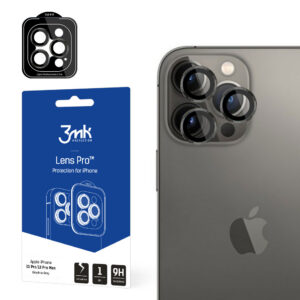 Kameros stiklas, skirtas iPhone 13 Pro Max / 13 Pro 9H, skirtas 3mk objektyvo apsaugai Pro serijos objektyvas – pilkas