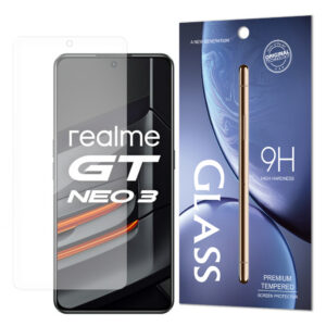 Grūdintas stiklas Realme GT Neo 3 (9H), pakuotė – vokas