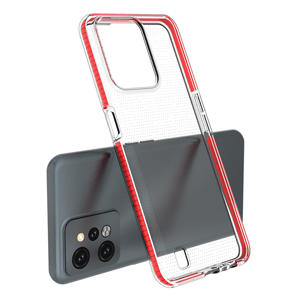 Skaidrus TPU dėklas Realme C31 – šviesiai rožinis