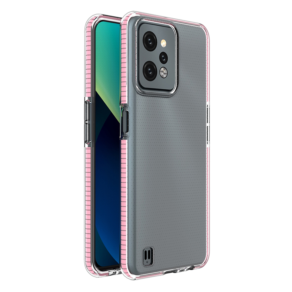Skaidrus TPU dėklas Realme C31 – šviesiai rožinis