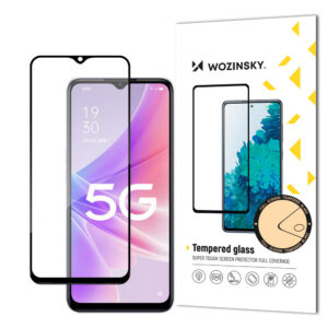 Wozinsky grūdintas stiklas Realme Narzo 50 – juodas