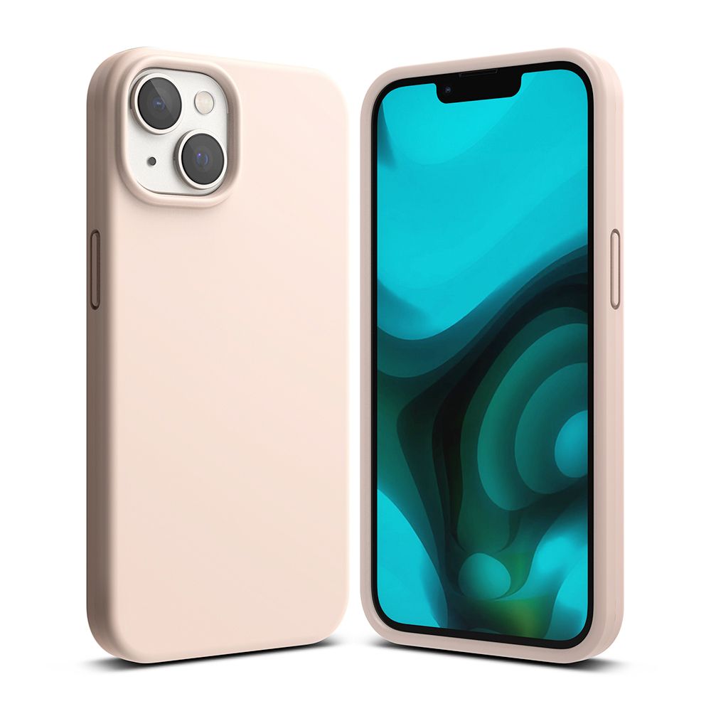 Dėklas Ringke Silicone iPhone 14 Plus / 15 Plus Pink Sand