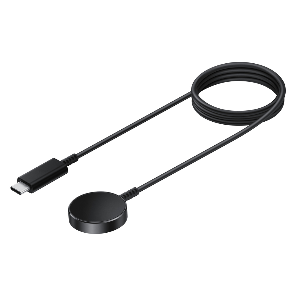 Samsung greitas belaidis įkroviklis Samsung Galaxy Watch 3/4/5, Galaxy Active / Active 2 išmaniesiems laikrodžiams juodas (EP-OR900BBEGWW)