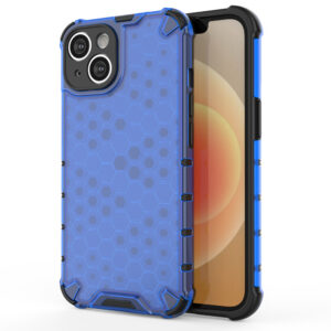 Honeycomb šarvuotas dėklas iPhone 14 – mėlynas