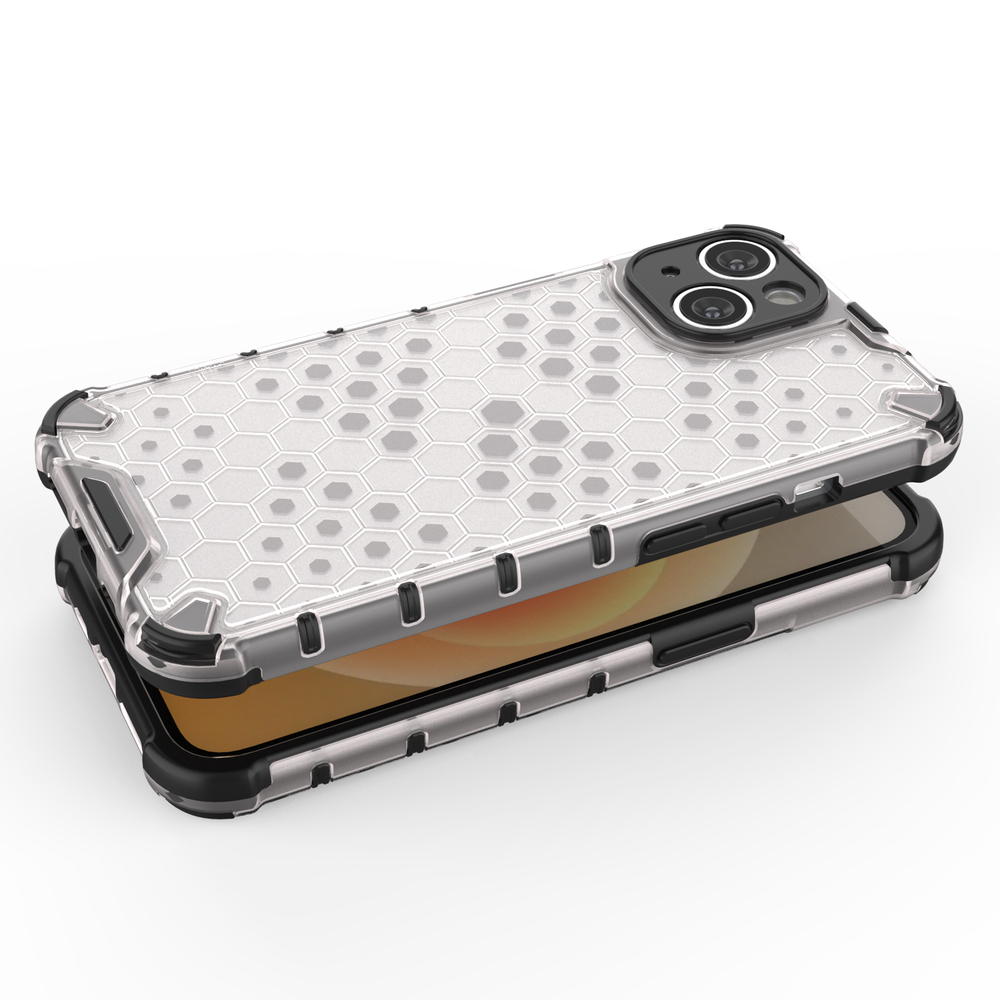 Honeycomb šarvuotas dėklas iPhone 14 – mėlynas