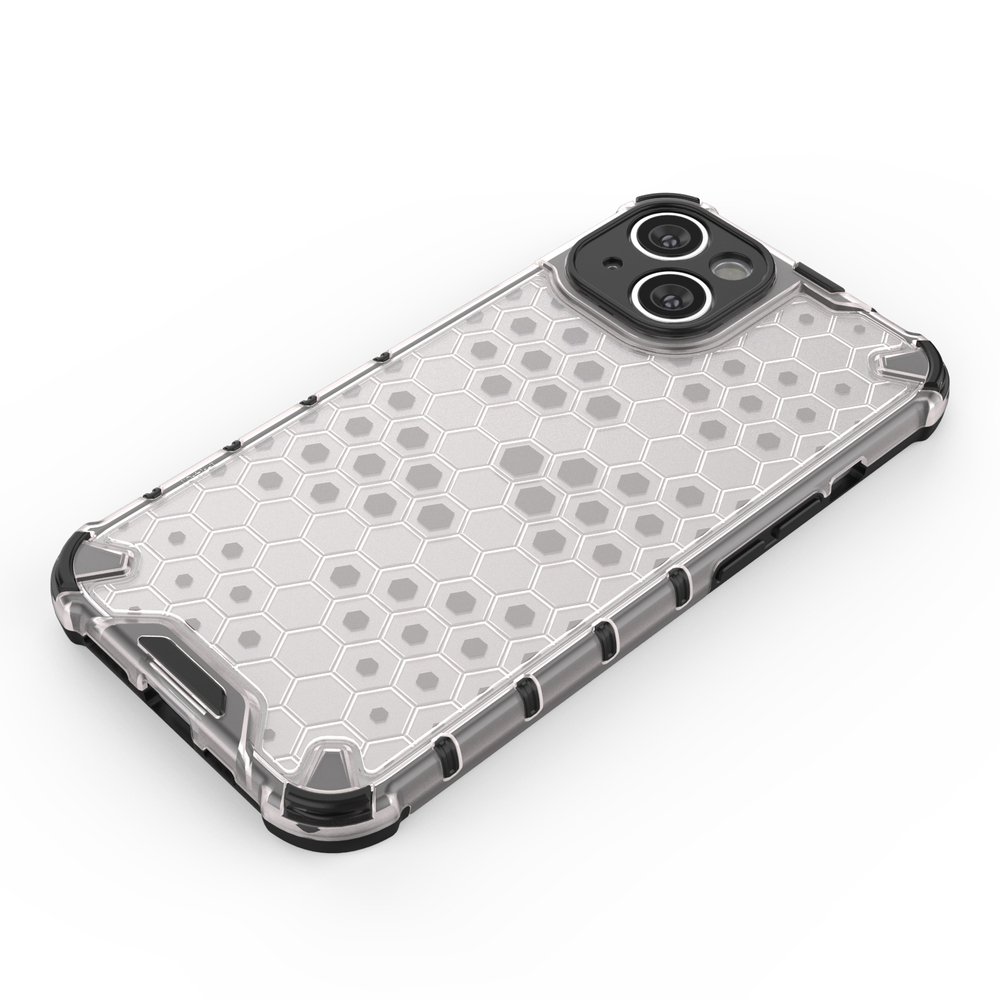Honeycomb hibridinis dėklas iPhone 14 Plus – juodas