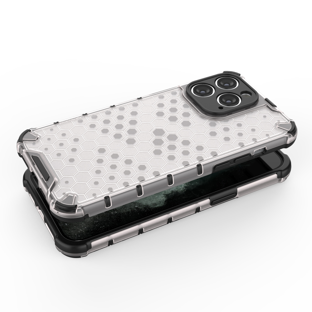 Honeycomb apsauginis dėklas iPhone 14 Pro – juodas