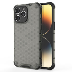Honeycomb šarvuotas dėklas iPhone 14 Pro Max – juodas