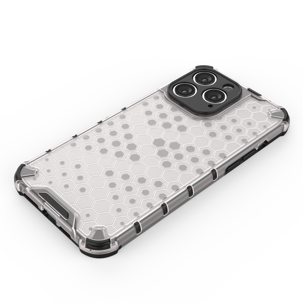 Honeycomb šarvuotas dėklas iPhone 14 Pro Max – juodas