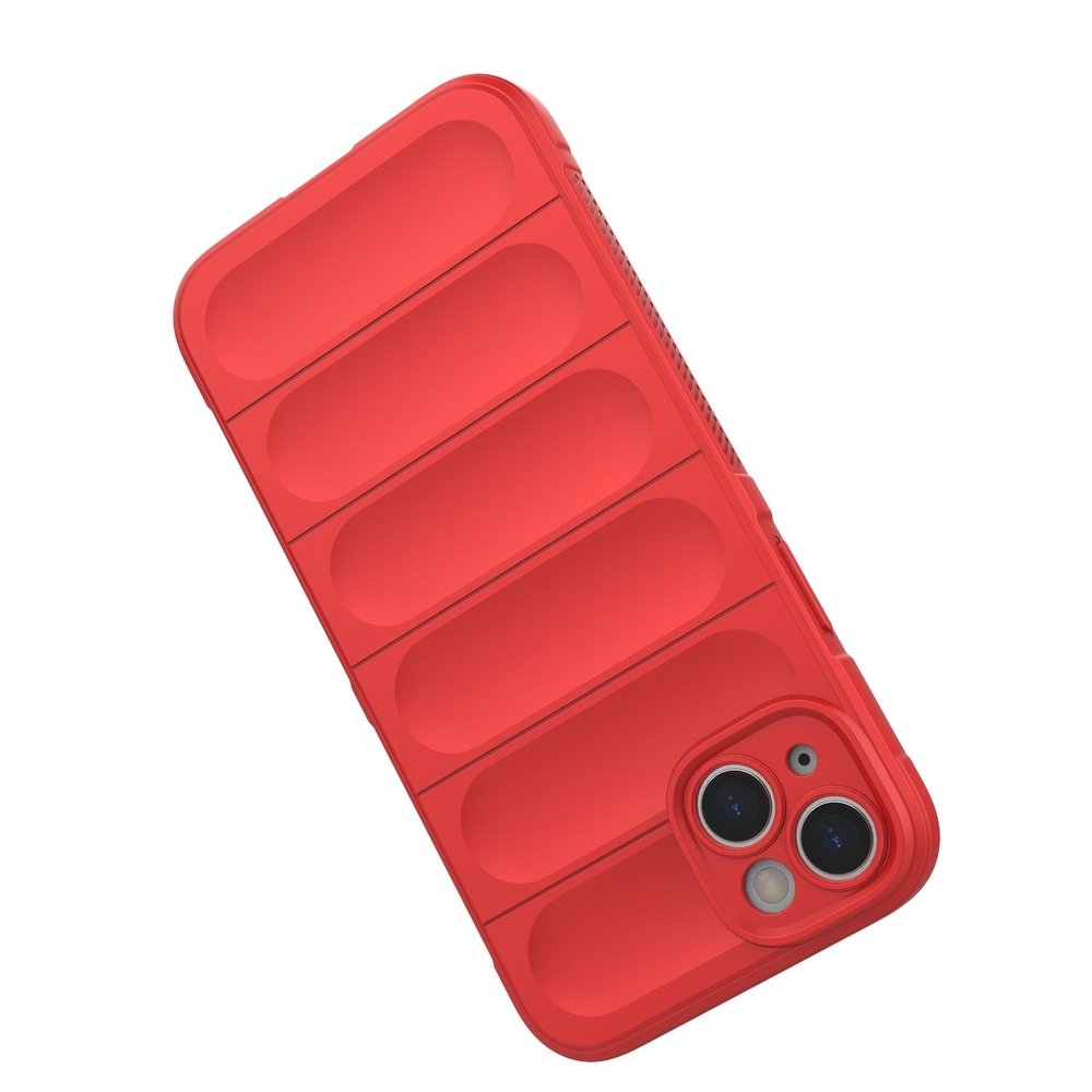 Magic Shield Case šarvuotas dėklas iPhone 14 Plus – raudonas