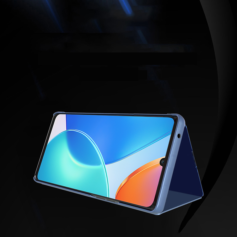 Clear View Case dėklas Honor X7 / Honor Play 30 Plus – juodas