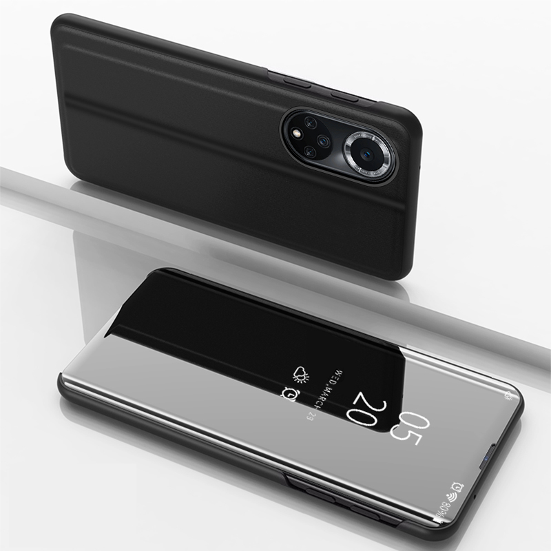 Clear View Case atverčiamas dėklas Huawei nova 9 – juodas