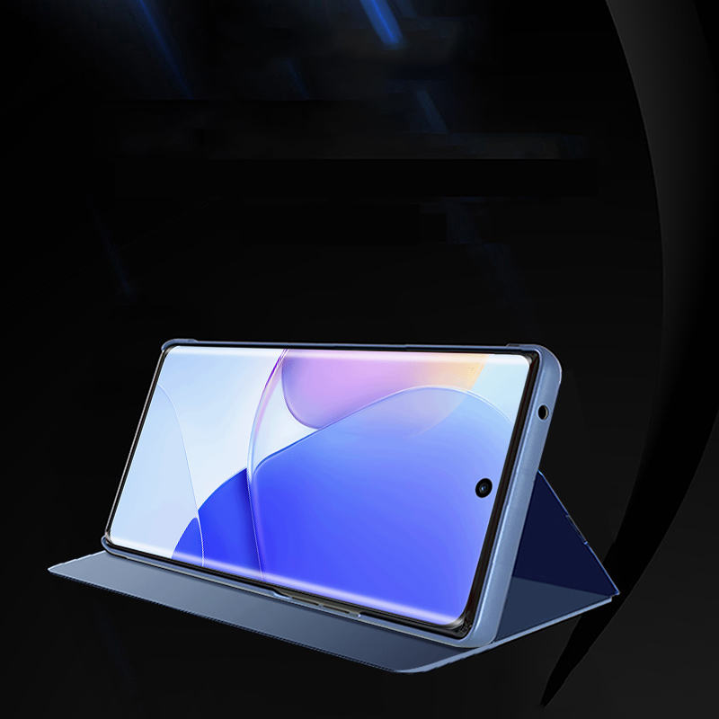 Clear View Case atverčiamas dėklas Huawei nova 9 – juodas