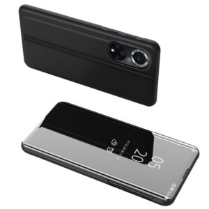 Clear View Case atverčiamas dėklas Huawei nova 9 – juodas