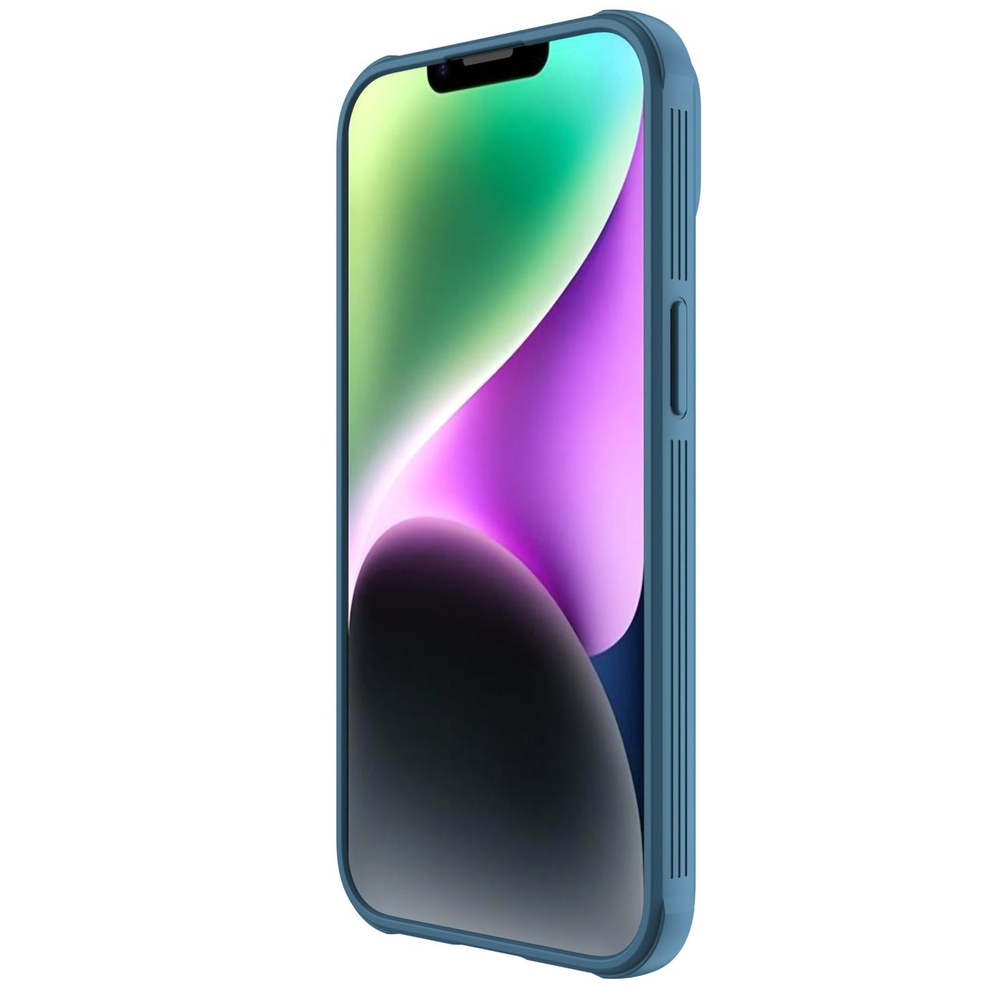 Nillkin CamShield Pro MagSafe dėklas iPhone 14 Plus – mėlynas