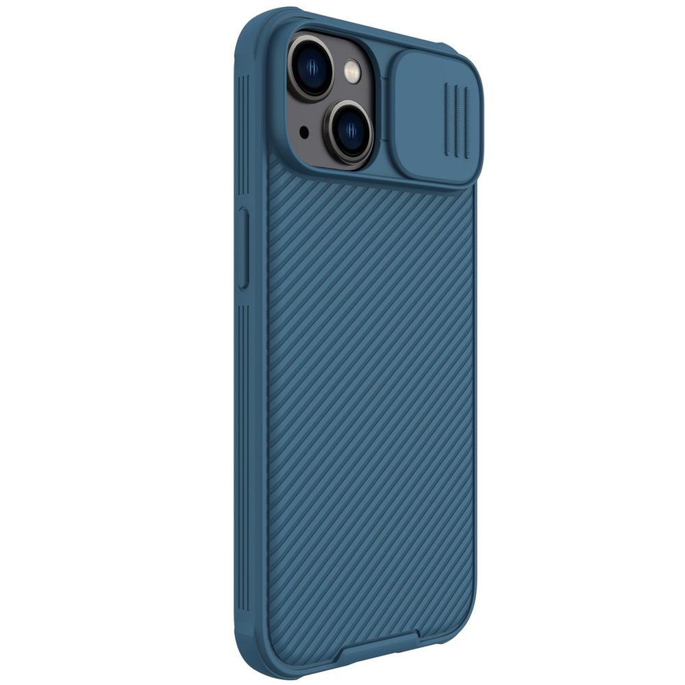 Nillkin CamShield Pro MagSafe dėklas iPhone 14 Plus – mėlynas