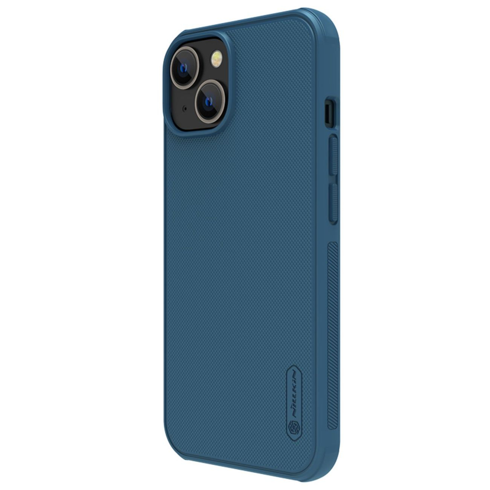 Nillkin Super Frosted Shield Pro MagSafe dėklas iPhone 14 Plus – mėlynas