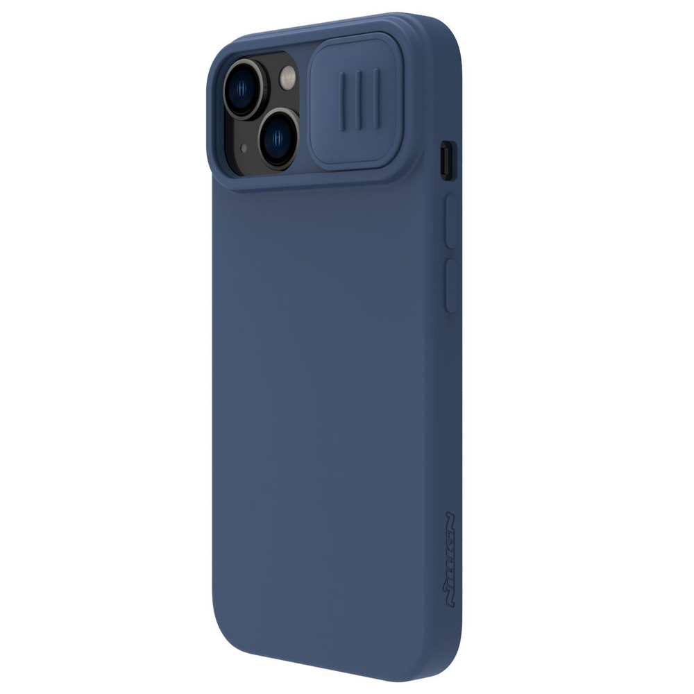 Nillkin CamShield MagSafe dėklas iPhone 14 Plus – mėlynas