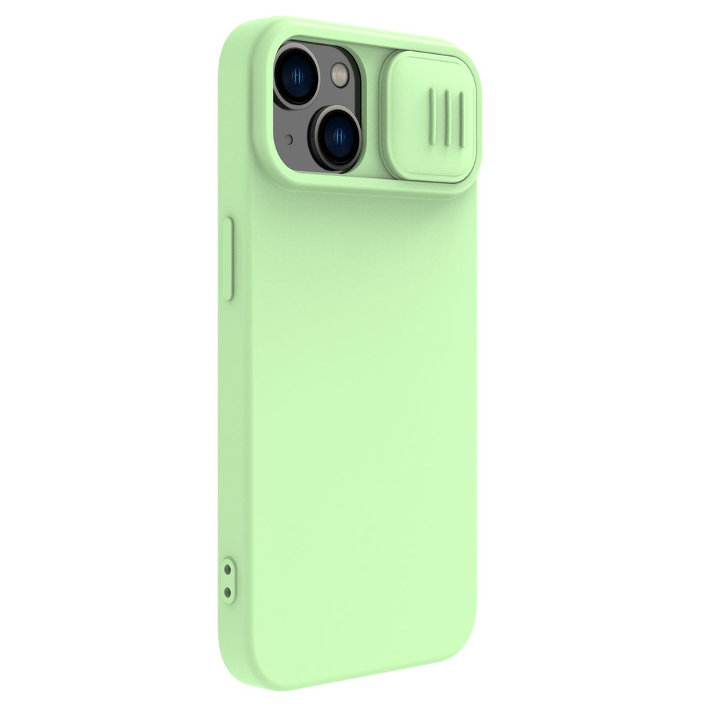 Nillkin CamShield silikoninis dėklas iPhone 14 Plus – žalias