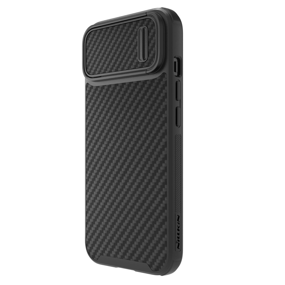 Nillkin Synthetic Fiber S dėklas iPhone 14 Plus – juodas