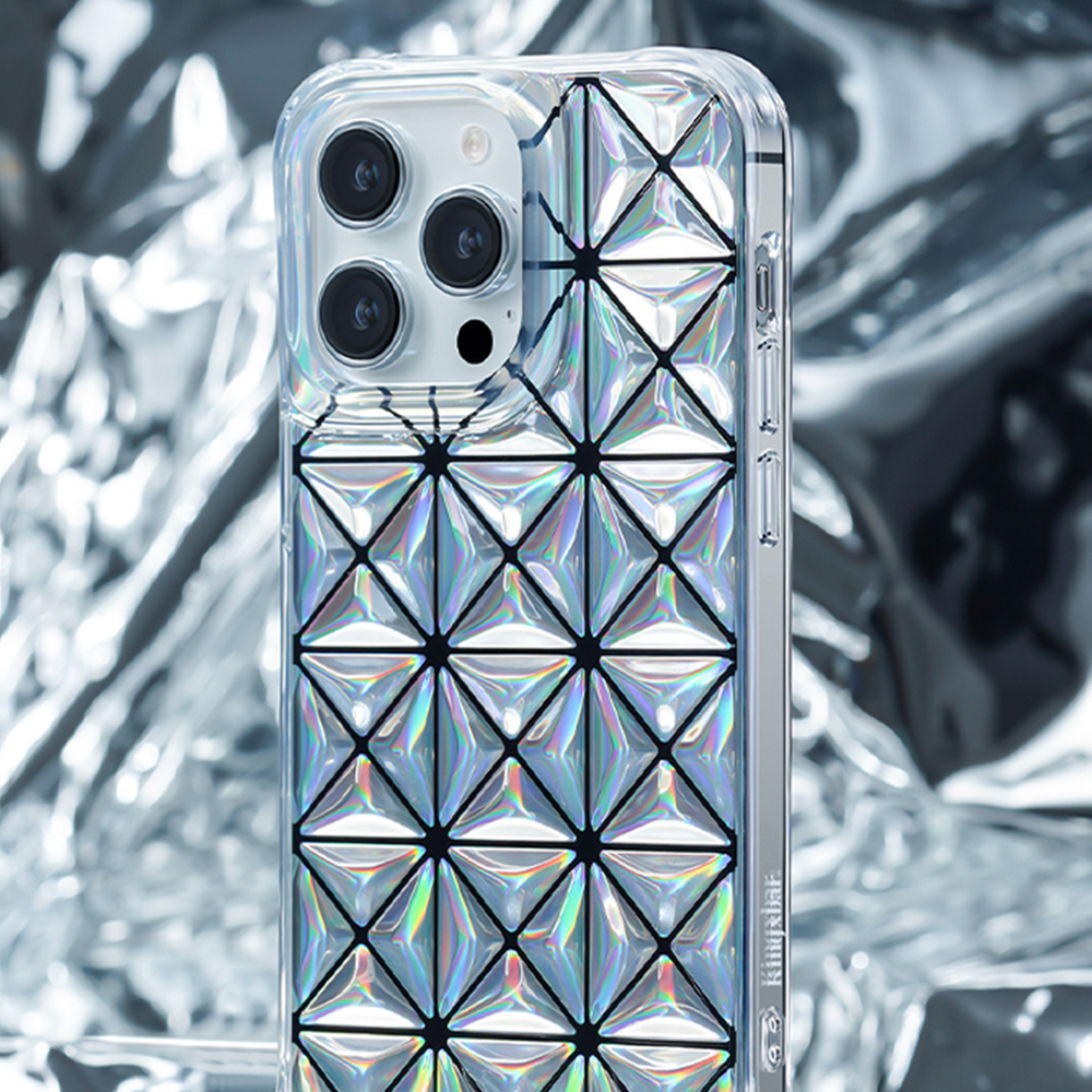 Kingxbar Miya dėklas iPhone 14 Plus – baltas
