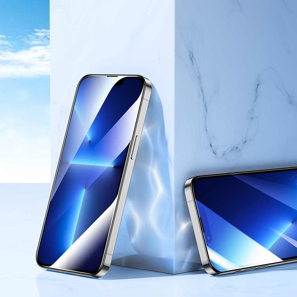 Grūdintas stiklas iPhone 14 Plus su rėmeliu (Joyroom)