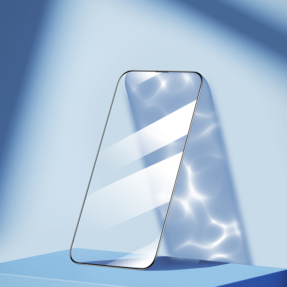 Grūdintas stiklas iPhone 14 Plus su rėmeliu (Joyroom)