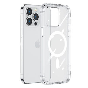 Joyroom magnetinis MagSafe dėklas iPhone 14 Plus – skaidrus