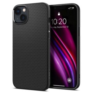 Dėklas Spigen Liquid Air iPhone 14, matinis juodas