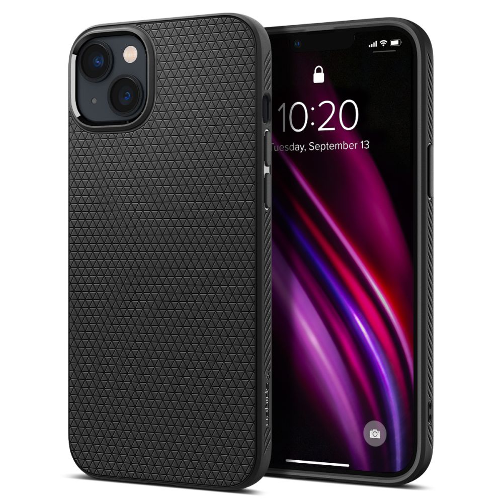 Dėklas Spigen Liquid Air iPhone 14, matinis juodas